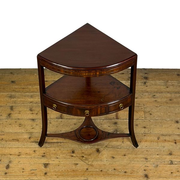 M-6922 Antique Georgian Mahogany Corner Washstand (9)