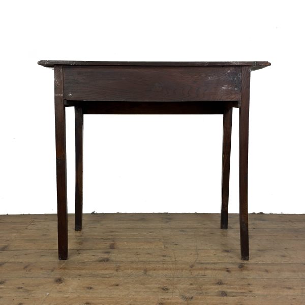 M-6927 Antique Oak Lowboy Side Table (7)