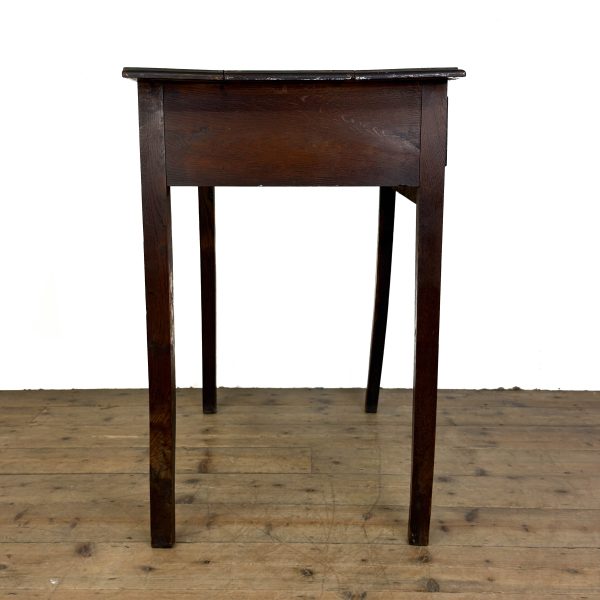 M-6927 Antique Oak Lowboy Side Table (9)