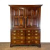 M-6928 Antique Georgian Oak Livery Cupboard (1)