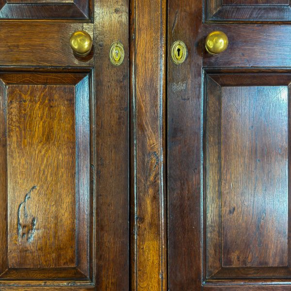M-6928 Antique Georgian Oak Livery Cupboard (11)