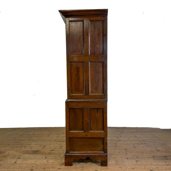 M-6928 Antique Georgian Oak Livery Cupboard (13)