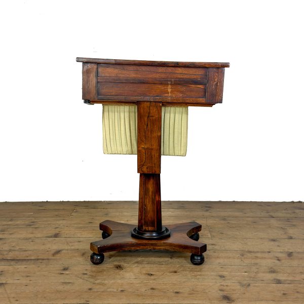 M-6933 Antique 19th Century Rosewood Work Table (7)