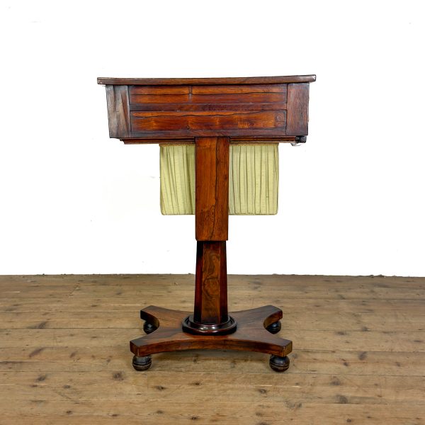 M-6933 Antique 19th Century Rosewood Work Table (9)