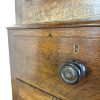 M-6939 Antique 19th Century Oak Linen Press Cupboard (7)