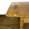 M-6940 Antique Pine Drop Leaf Kitchen Table (1)