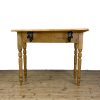 M-6940 Antique Pine Drop Leaf Kitchen Table (10)