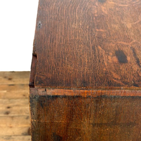 M-6943 Antique 19th Century Oak Chest of Drawers (7)