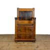 M-6945 Rustic Individual Pine Settle Bench (2)