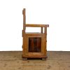 M-6945 Rustic Individual Pine Settle Bench (6)