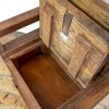 M-6946 Reclaimed Pine Single Settle with Drawer and Lift U (8)