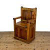 M-6947 Reclaimed Pine Single Settle with Lift Up Lid (3)