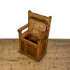M-6947 Reclaimed Pine Single Settle with Lift Up Lid (4)