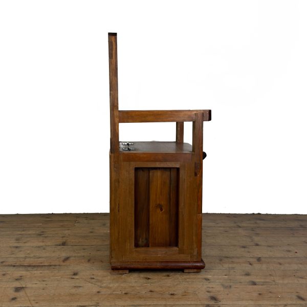 M-6947 Reclaimed Pine Single Settle with Lift Up Lid (8)