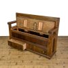 M-6948 Reclaimed Pine Settle Bench (5)
