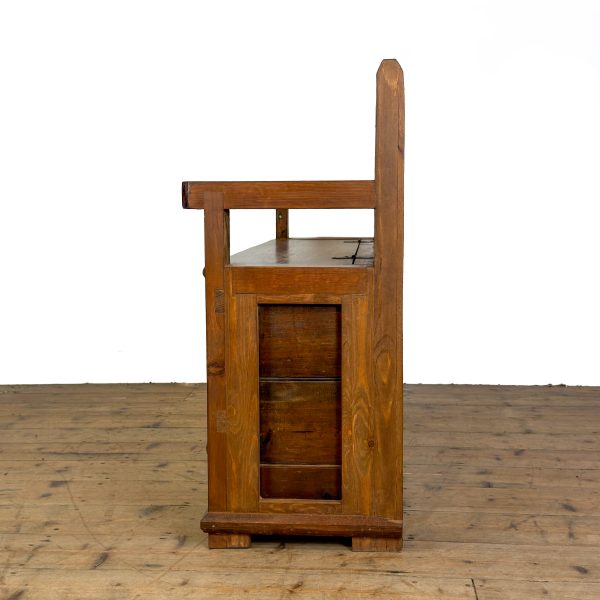 M-6948 Reclaimed Pine Settle Bench (6)
