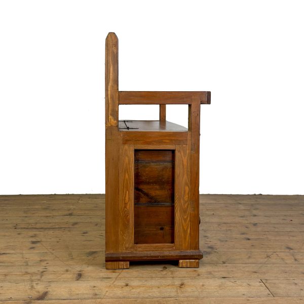 M-6948 Reclaimed Pine Settle Bench (9)