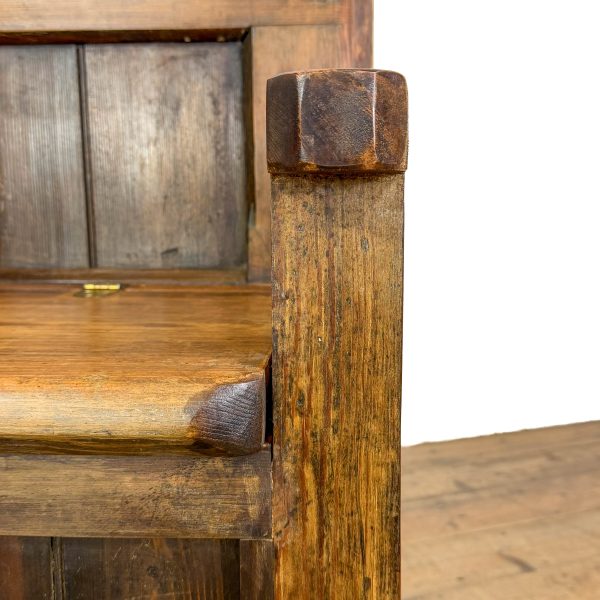 M-6949 Reclaimed Pine Settle Bench (1)