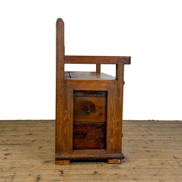 M-6949 Reclaimed Pine Settle Bench (11)