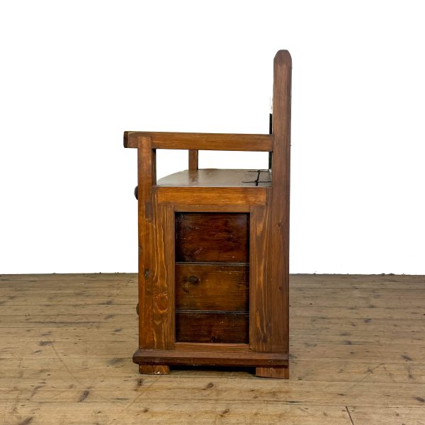 M-6949 Reclaimed Pine Settle Bench (6)