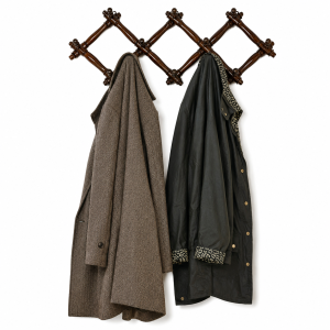 Antique Extending Coat Rack