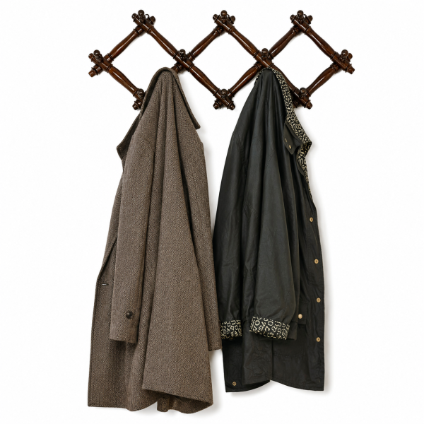 M-6809 Antique Extending Coat Rack