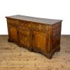 M-6955 Antique Georgian Oak Dresser Base Sideboard 5