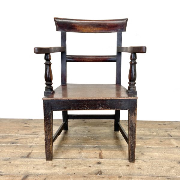 M-2711 Early 19th Century Antique Mahogany Armchair (1)