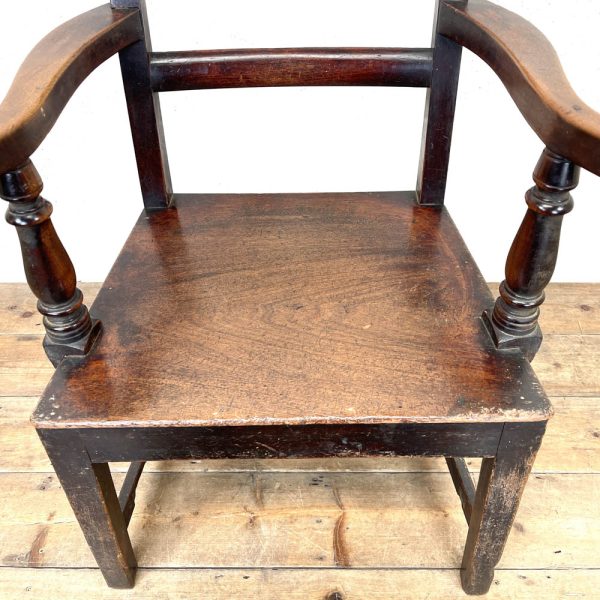 M-2711 Early 19th Century Antique Mahogany Armchair (3)