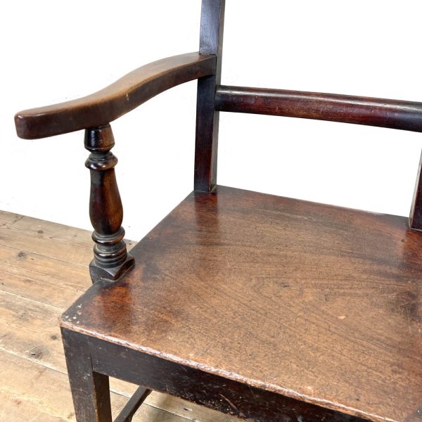 M-2711 Early 19th Century Antique Mahogany Armchair (4)