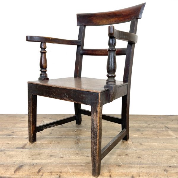 M-2711 Early 19th Century Antique Mahogany Armchair (5)