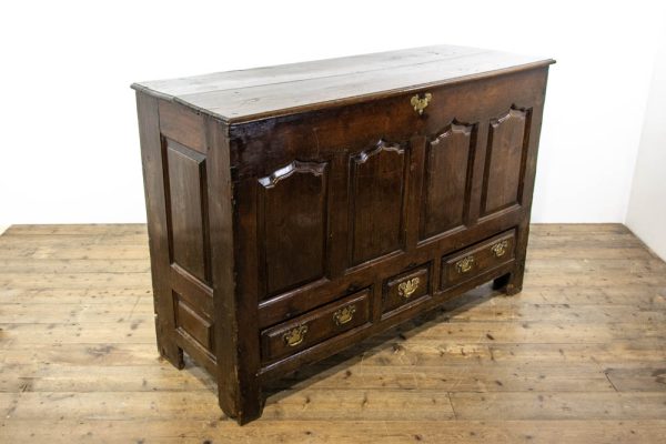 M-3278 Antique Welsh Oak Mule Chest 4