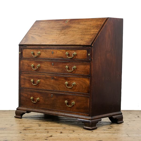M-4918 Antique Mahogany Bureau Penderyn Antiques (6)