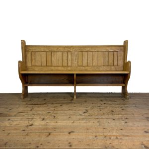 M-5535 Antique Pine Chapel Pew (01)