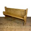 M-5535 Antique Pine Chapel Pew (1)