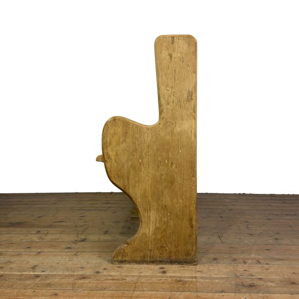 M-5535 Antique Pine Chapel Pew (3)
