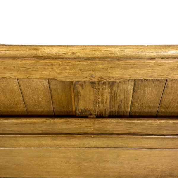 M-5535 Antique Pine Chapel Pew (7)