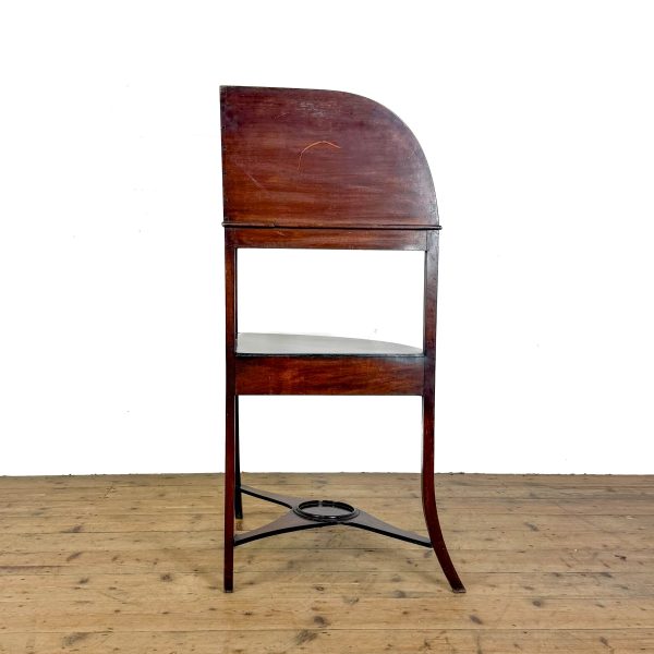 M-6440 Antique Mahogany Corner Washstand (1)