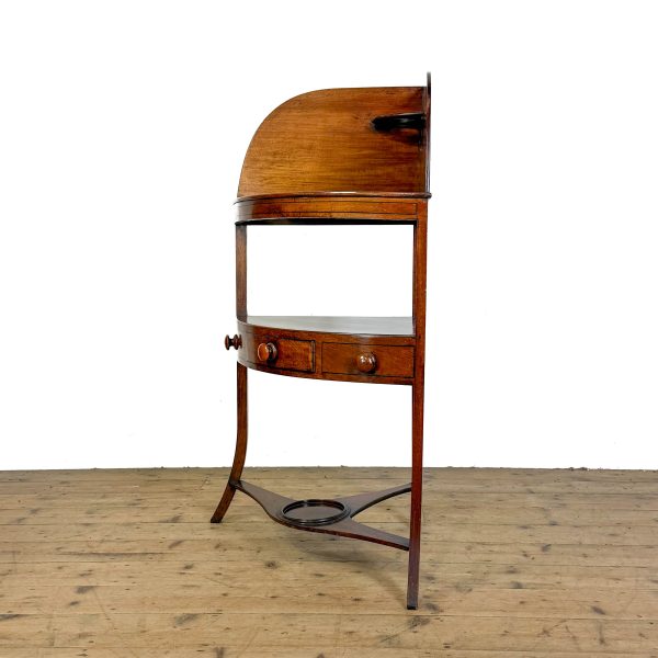 M-6440 Antique Mahogany Corner Washstand (5)