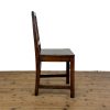 M-6743a Antique Set of Four Harlequin Oak Dining Chairs (11)