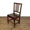 M-6743a Antique Set of Four Harlequin Oak Dining Chairs (13)