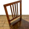 M-6743a Antique Set of Four Harlequin Oak Dining Chairs (14)