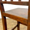 M-6743a Antique Set of Four Harlequin Oak Dining Chairs (4)