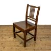 M-6743b Antique Set of Three Welsh Oak Farmhouse Chairs (13)