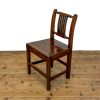M-6743b Antique Set of Three Welsh Oak Farmhouse Chairs (16)