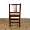 M-6743b Antique Set of Three Welsh Oak Farmhouse Chairs (17)