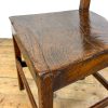 M-6743b Antique Set of Three Welsh Oak Farmhouse Chairs (20)