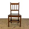 M-6743b Antique Set of Three Welsh Oak Farmhouse Chairs (7)