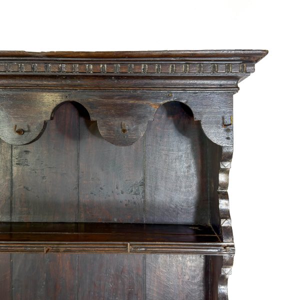M-6912A Antique 19th Century Oak Dresser (2)