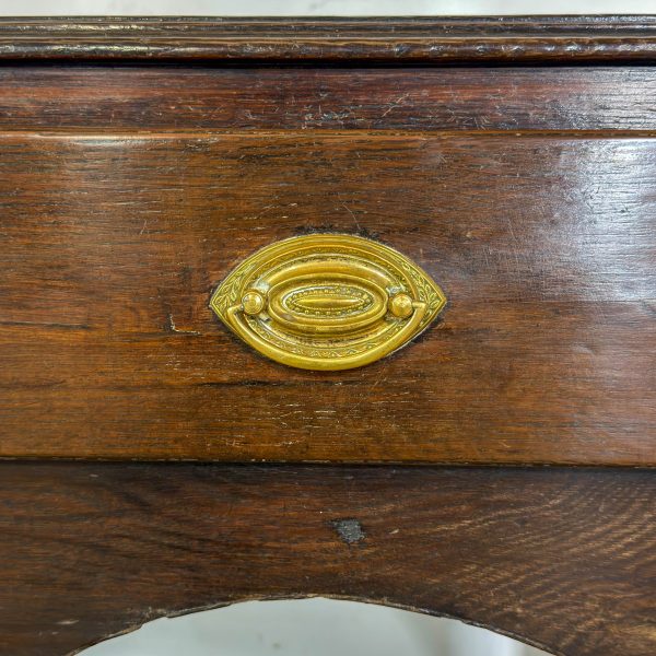 M-6912B Antique 19th Century Oak Dresser Base (6)
